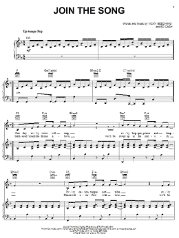 page one of Join The Song (Piano, Vocal & Guitar Chords (Right-Hand Melody))