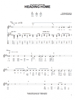 page one of Heading Home (Guitar Tab)