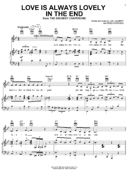 page one of Love Is Always Lovely In The End (Piano, Vocal & Guitar Chords (Right-Hand Melody))
