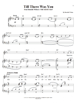 page one of Till There Was You (Piano & Vocal)