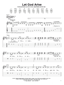 page one of Let God Arise (Easy Guitar Tab)