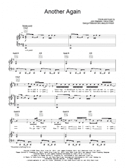 page one of Another Again (Piano, Vocal & Guitar Chords (Right-Hand Melody))