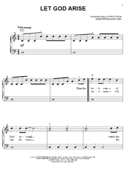 page one of Let God Arise (Easy Piano)