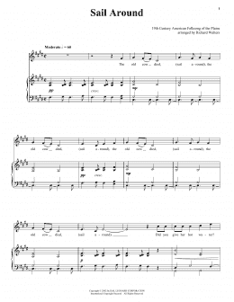 page one of Sail Around (Piano & Vocal)