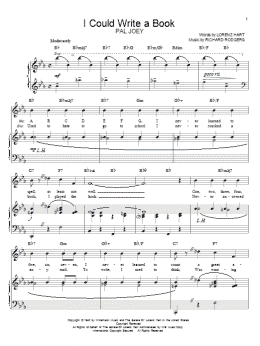 page one of I Could Write A Book (Piano & Vocal)