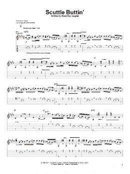 page one of Scuttle Buttin' (Guitar Tab)