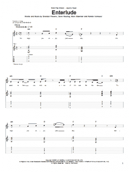 page one of Enterlude (Guitar Tab)