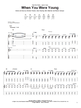 page one of When You Were Young (Guitar Tab)