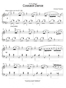 page one of Cossack Dance (Educational Piano)