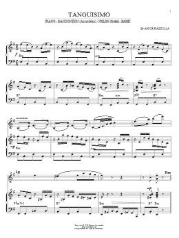 page one of Tanguisimo (Piano Solo)