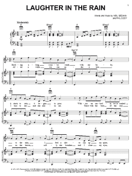 page one of Laughter In The Rain (Piano, Vocal & Guitar Chords (Right-Hand Melody))