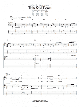 page one of This Old Town (Guitar Tab)