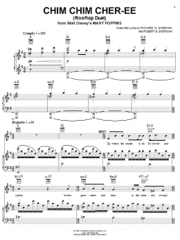 page one of Chim Chim Cher-ee (from Mary Poppins: The Musical) (Piano, Vocal & Guitar Chords (Right-Hand Melody))