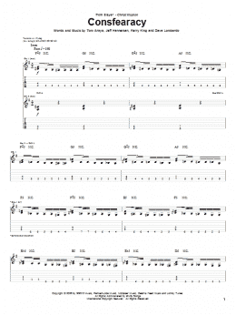 page one of Consfearacy (Guitar Tab)