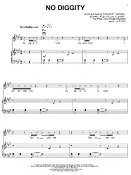 page one of No Diggity (Piano, Vocal & Guitar Chords (Right-Hand Melody))