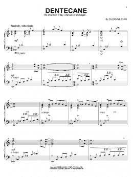 page one of Dentecane (Piano Solo)