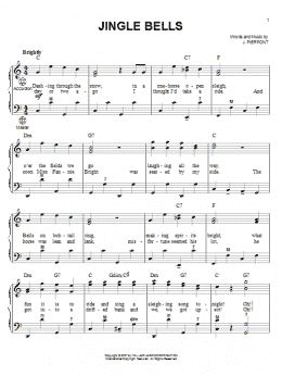 page one of Jingle Bells (Accordion)