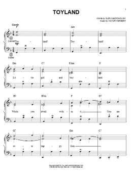 page one of Toyland (Accordion)