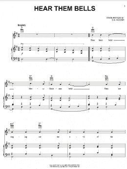 page one of Hear Them Bells (Piano, Vocal & Guitar Chords (Right-Hand Melody))