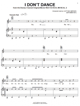 page one of I Don't Dance (Piano, Vocal & Guitar Chords (Right-Hand Melody))