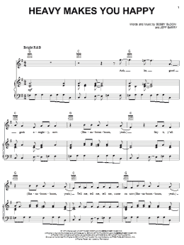 page one of Heavy Makes You Happy (Piano, Vocal & Guitar Chords (Right-Hand Melody))