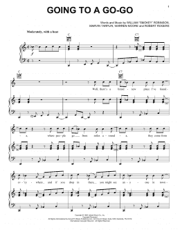 page one of Going To A Go-Go (Piano, Vocal & Guitar Chords (Right-Hand Melody))