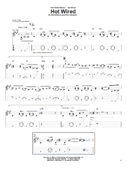page one of Hot Wired (Guitar Tab)