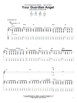 page one of Your Guardian Angel (Guitar Tab)
