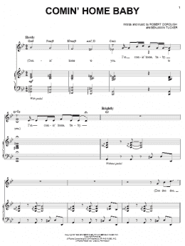 page one of Comin' Home Baby (Piano & Vocal)