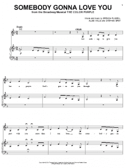page one of Somebody Gonna Love You (Piano, Vocal & Guitar Chords (Right-Hand Melody))