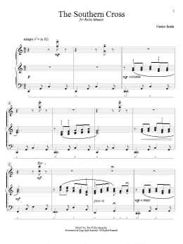 page one of The Southern Cross (Educational Piano)