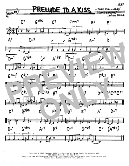 page one of Prelude To A Kiss (Real Book – Melody & Chords – C Instruments)