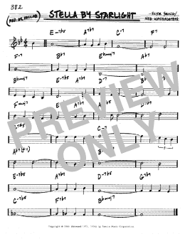 page one of Stella By Starlight (Real Book – Melody & Chords – C Instruments)