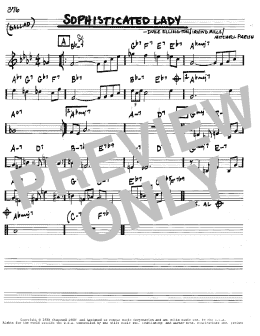 page one of Sophisticated Lady (Real Book – Melody & Chords – C Instruments)