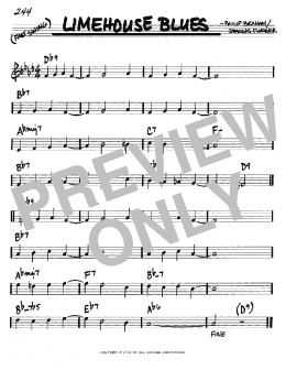 page one of Limehouse Blues (Real Book – Melody & Chords – C Instruments)