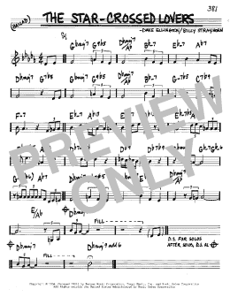 page one of The Star-Crossed Lovers (Real Book – Melody & Chords – C Instruments)