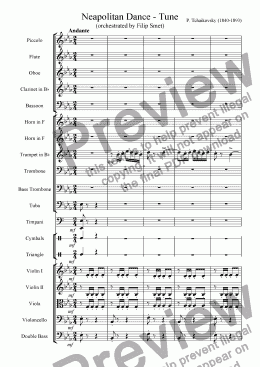 page one of Neapolitan Dance-Tune