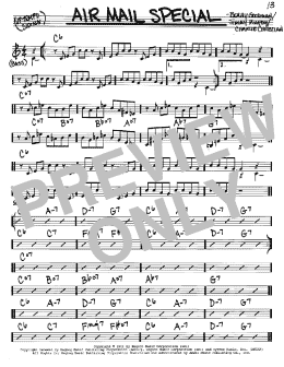 page one of Air Mail Special (Real Book – Melody & Chords – C Instruments)