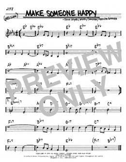 page one of Make Someone Happy (from Do Re Mi) (Real Book – Melody & Chords – C Instruments)