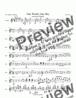 page one of One World One Sky