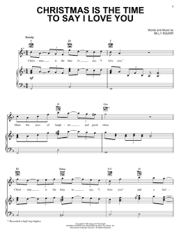 page one of Christmas Is The Time To Say I Love You (Piano, Vocal & Guitar Chords (Right-Hand Melody))