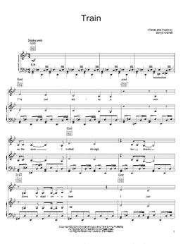 page one of Train (Piano, Vocal & Guitar Chords (Right-Hand Melody))