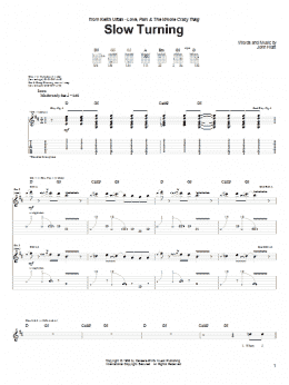 page one of Slow Turning (Guitar Tab)