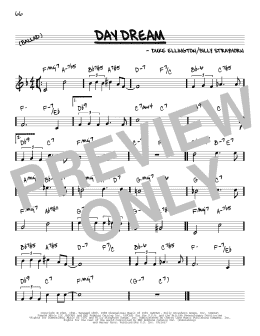 page one of Day Dream (Real Book – Melody & Chords – C Instruments)