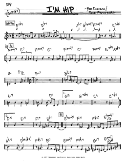 page one of I'm Hip (Real Book – Melody & Chords – C Instruments)