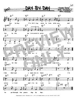 page one of Day By Day (Real Book – Melody, Lyrics & Chords)