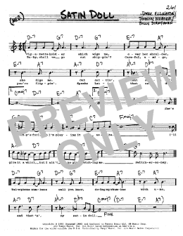 page one of Satin Doll (Real Book – Melody, Lyrics & Chords)