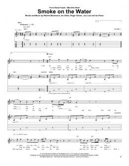 page one of Smoke On The Water (Guitar Tab)