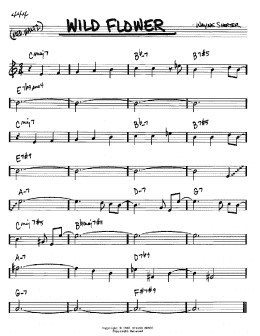 page one of Wild Flower (Real Book – Melody & Chords – Bb Instruments)