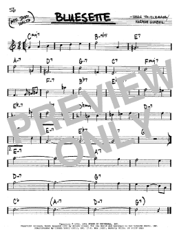 page one of Bluesette (Real Book – Melody & Chords – Bb Instruments)